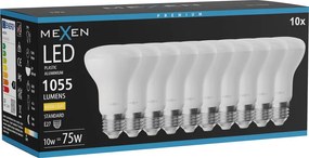 Mexen Nova 10x żarówka LED E27, R63, 10W, Ciepła - 3000K, 1055 lm - L104-E27-1030-01x10