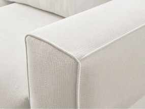 Biała rozkładana/ze schowkiem sofa 265 cm Ezechiel – Bobochic Paris