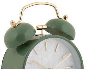 Karlsson 6009DG designerski budzik zielony,średnica 12 cm