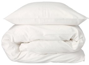 Biała pościel z bawełny organicznej 200x140 cm Wave Optical - Södahl