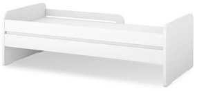 Białe łóżko dziecięce z materacem/ze stelażem 80x200 cm Duuli – ELTAP