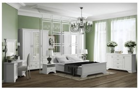 Komoda KENTAKT KOM2D4S, biel alpejska