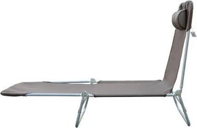 Outsunny Leżak ogrodowy wypoczynkowy składany 4 kolory Brązowy komfort i styl | Aosom PL