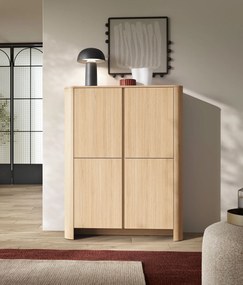 Duża komoda z półkami dąb vicenza E4-H29