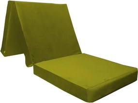Materac 180/60 + Torba składany turystyczny tkanina Welur : Kolor tkaniny - VELVET - BL75, Rozmiar - 180/60/6, Typ tkaniny - Velvet