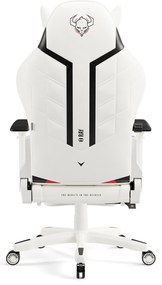 Fotel gamingowy Diablo X-Ray 2.0 Normal Size, biało-czarny