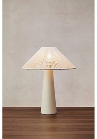 Beżowa lampa stołowa z tekstylnym kloszem (wysokość 50 cm) Favoro – Markslöjd