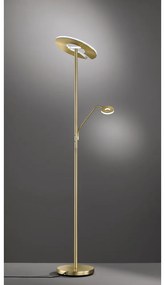 Lampa stojąca LED ze ściemniaczem w kolorze złota (wysokość 180 cm) Dent – Fischer &amp; Honsel