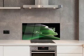 Panel szklany do Kuchni Portret w Zielonym Świetle