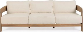 Sofa ogrodowa z litego drewna akacjowego w naturalnym kolorze Pablo – Bizzotto