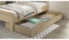 Szuflada pod łóżko dziecięce 90x200 cm w naturalnym kolorze Sam – Vipack