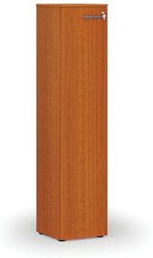 Szafa biurowa wąska PRIMO WOOD, 1781 x 400 x 420 mm, wiśnia