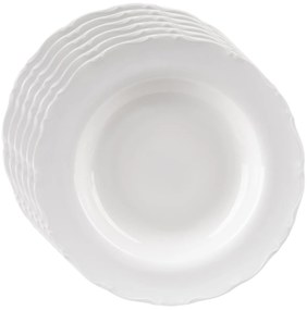 Orion Zestaw porcelanowych talerzy głębokich Monarim 6 szt., 23 cm