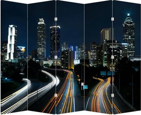 Parawan - Nocna metropolia (210x170 cm)