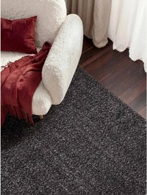 Ciemnoszary dywan z materiału bouclé tkany ręcznie 120x170 cm Notting Hill Portobello – Ted Baker