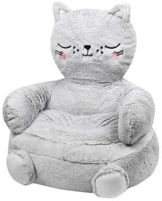 Puf do pokoju dziecięcego w kształcie kota, 45 x 45 cm