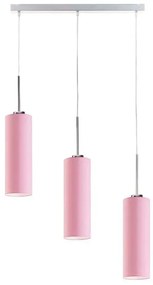 Lampa z podłużnymi kloszami na chromowanym stelażu - EX386-Składany - 18 kolorów