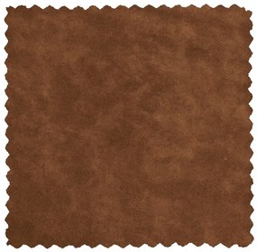 Koniakowy tapicerowany fotel jadalniany z podłokietnikami Fenne – WOOOD