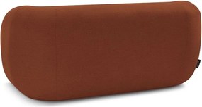 Pomarańczowa sofa z tkaniny szenilowej 160 cm Celine – Bobochic Paris