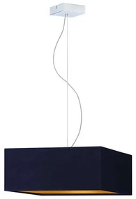 Lampa wisząca z abażurem na stalowym stelażu - H9-W01