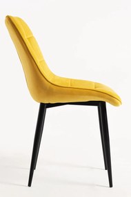 Pack 4 Krzesa Cade Aksamitne