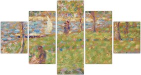 Obraz - Georges Seurat, Study for "La Grande Jatte", reprodukcje (125x70 cm)
