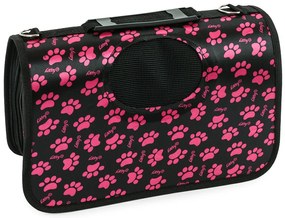 Torba transportowa dla psa/kota FURGO XL, czarno-różowa