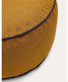 Musztardowy puf Viera – Kave Home