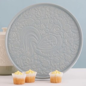 Szaroniebieski ceramiczny talerz do serwowania ø 30 cm Home to Roost – Mason Cash