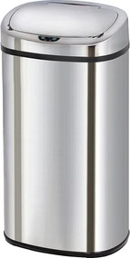 Automatyczny Kosz na Śmieci Inox MAJESTIC srebrny 68L
