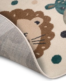 Dywan dziecięcy Safari Adventures – Zwierzęta Koło 100 cm x 100 cm Atest Oeko Tex