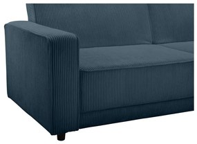 Morska sztruksowa sofa 225 cm Allie – Støraa