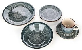 Banquet 30-częściowy zestaw jadalny Spiral Blue