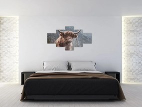 Obraz - Krowa góralska (125x70 cm)