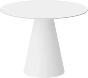 Okrągły stół Pineto biały połysk Hubertus