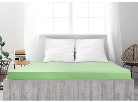 4Prześcieradło Home Jersey Ideal zielone, 160 x200 cm, 160 x 200 cm