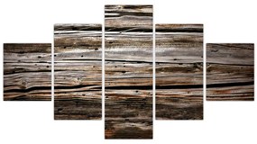 Obraz - drewno sezonowe (125x70 cm)