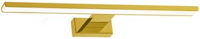 Złoty kinkiet nad lustro 15W 80x11,5x4 cm N017 G3-A30