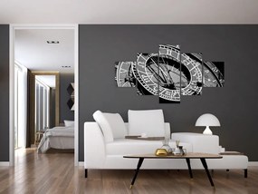 Obraz - Zegar astronomiczny, Praga, Czechy (125x70 cm)
