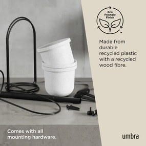 Plastikowe osłonki na doniczki zestaw 5 szt. ø 7,5 cm Triflora – Umbra