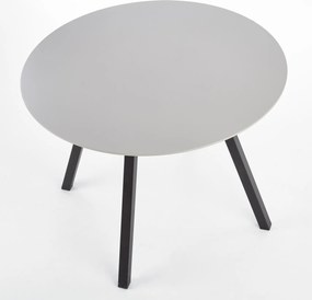 Stół do jadalni z okrągłym blatem na metalowej podstawie Balrog