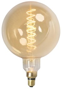 Żarówka LED E27 ściemnialna zspiralnym filamentem G200 3W 200lm 2100K