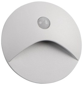 Kanlux 39123 - LED oprawa schodowa z czujnikiem EXIN 2,5W/230V 3000K IP65 biała, okrągła