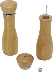 Młynek do pieprzu i solniczka, bambusowy, 2 sztuki, KESPER