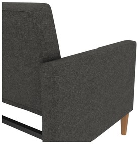 Ciemnoszara rozkładana sofa 82 cm Lilly – Støraa