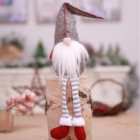 Krasnal dekoracyjny SANTA CLAUS 45 cm - więcej kolorów Kolor: Szary