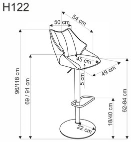 Hoker H-122 beżowy HALMAR