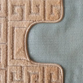 Łososiowe dywaniki do łazienki 2 sztuki R9-S68