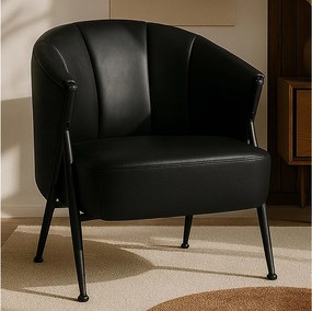 Fotel MCW-P30,  czarny