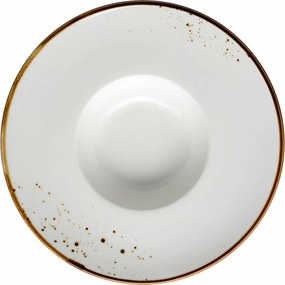 Talerz Mäser Gourmet Pintar biały w brązowe kropki26 cm
